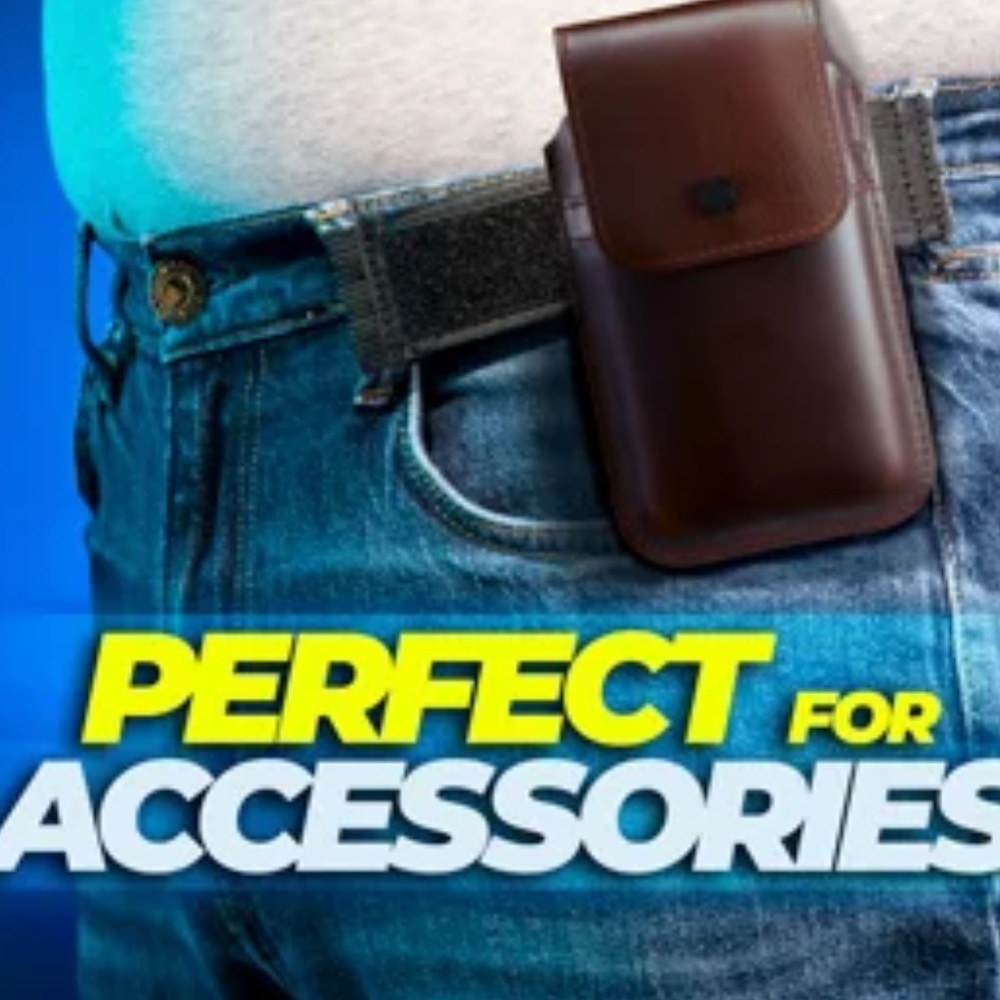 BeltPro No Buckle Belt — Fits 1.5 Inch Belt Loops, Easy To Use